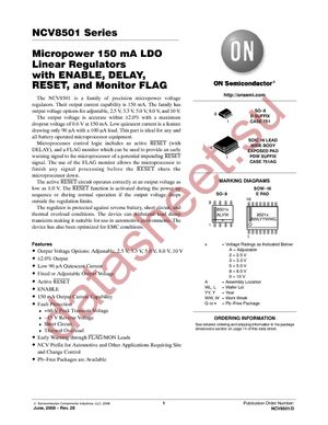 NCV8501D100G datasheet  